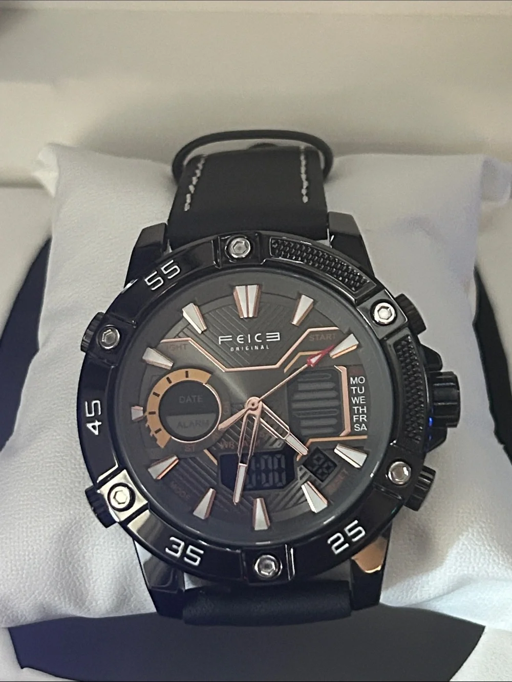 Ice Men's Black and Rose Gold Sport Watch